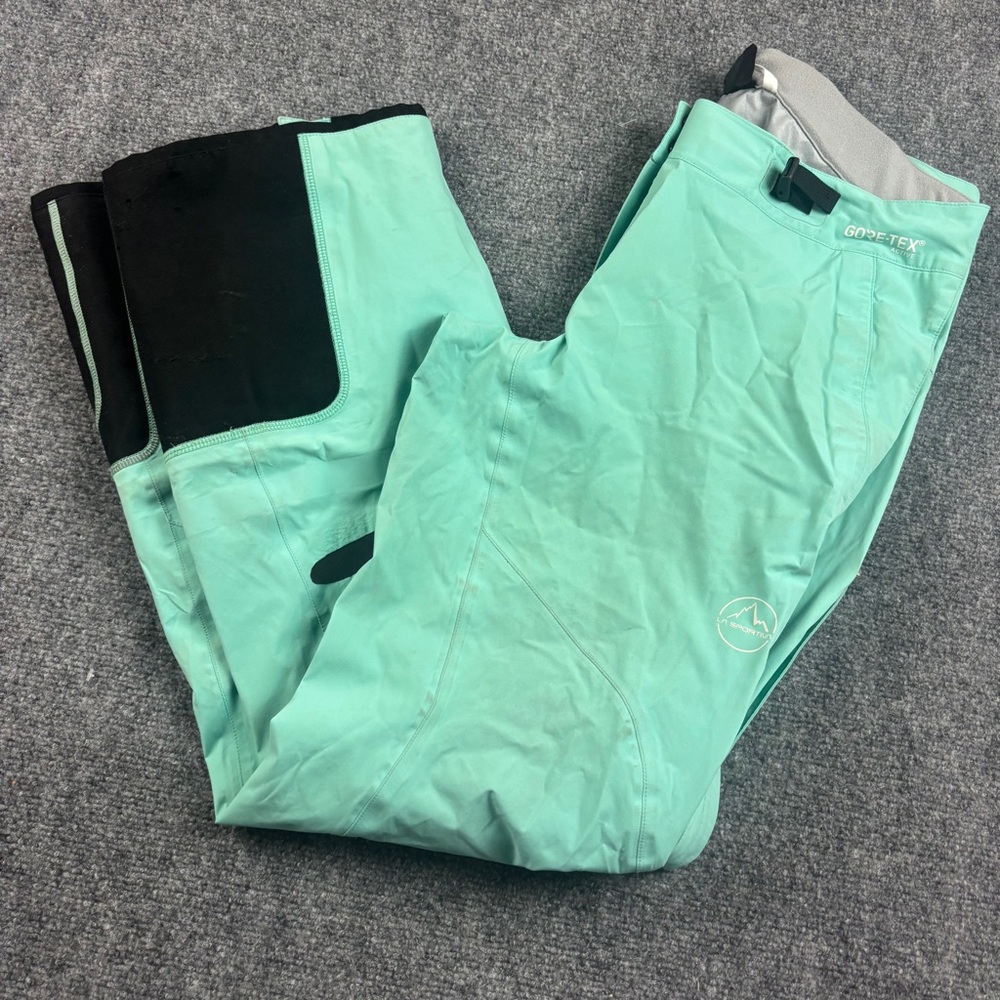 LA SPORTIVA Women’s Teal/Black Snow Pants Shell Pants size: Large
